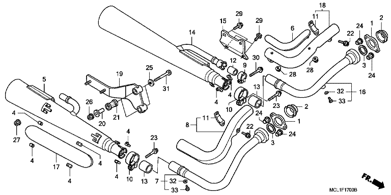 EXHAUST MUFFLER (DCY-DC2)