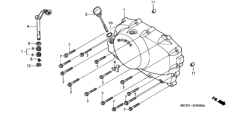 RIGHT CRANKCASE COVER