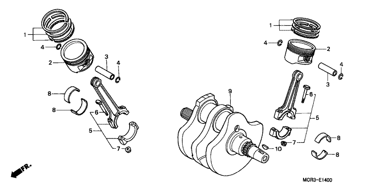 CRANKSHAFT/PISTON
