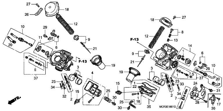 CARBURETOR (COMPONENT PARTS)