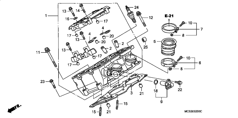 RIGHT CYLINDER HEAD