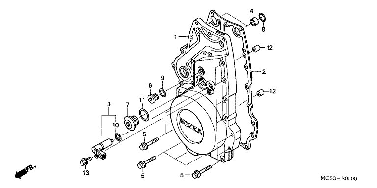 FRONT CRANKCASE COVER