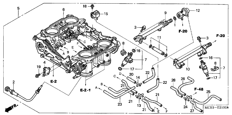 THROTTLE BODY (ASSY.)