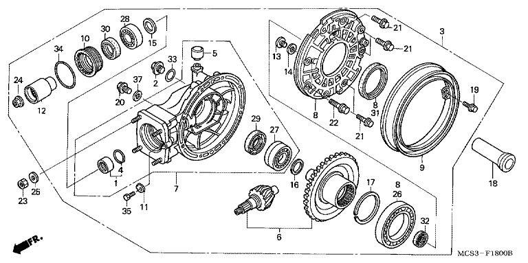 FINAL DRIVEN GEAR (ST1300)
