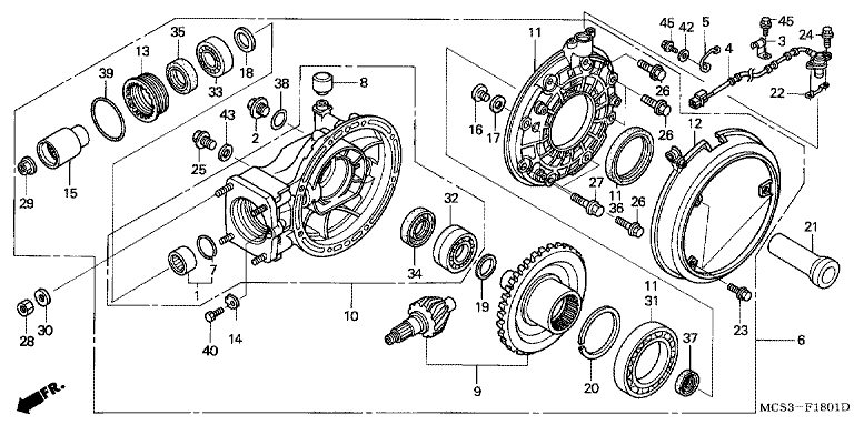 FINAL DRIVEN GEAR (ST1300A)