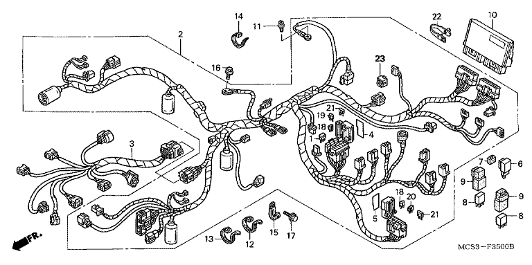 WIRE HARNESS (ST1300)