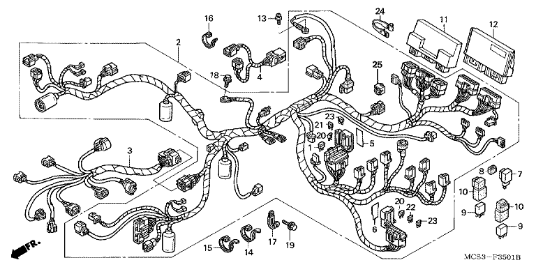 WIRE HARNESS (ST1300A)