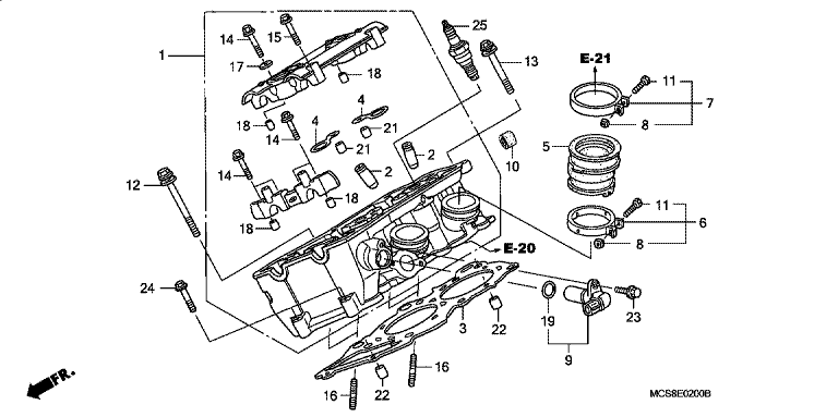 RIGHT CYLINDER HEAD