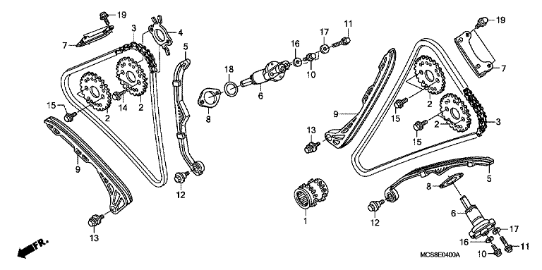 CAM CHAIN/TENSIONER