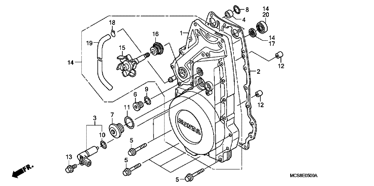 FRONT CRANKCASE COVER