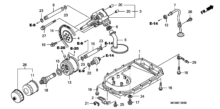 OIL PUMP/OIL PAN