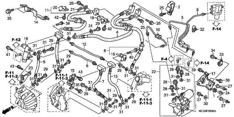FRONT BRAKE HOSE