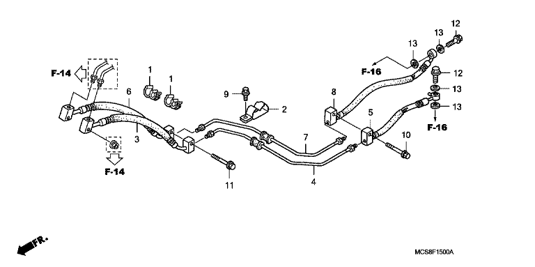 REAR BRAKE HOSE