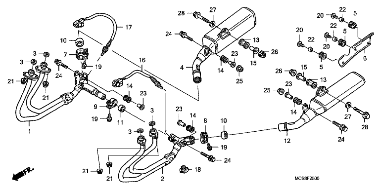 EXHAUST MUFFLER
