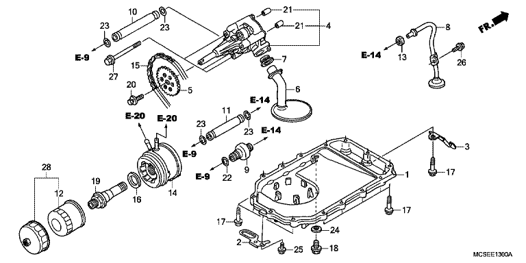 OIL PUMP/OIL PAN