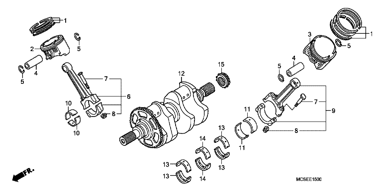 CRANKSHAFT/PISTON