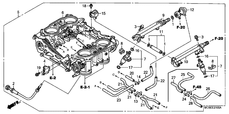 THROTTLE BODY (ASSY.)