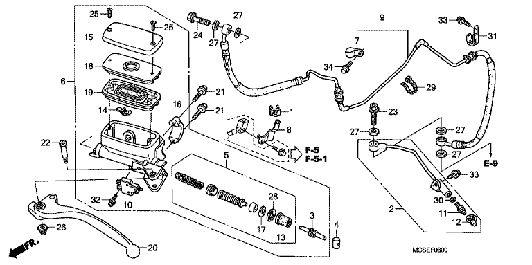 CLUTCH MASTER CYLINDER