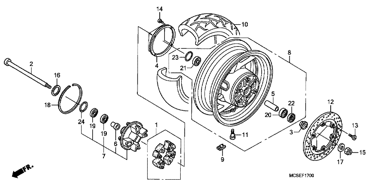 REAR WHEEL