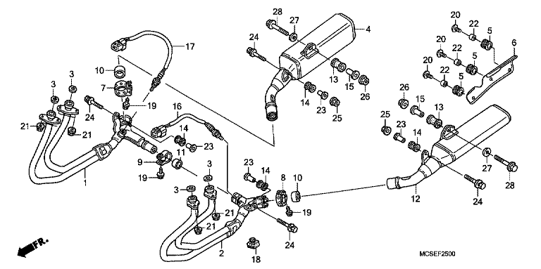 EXHAUST MUFFLER