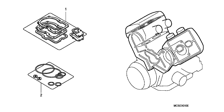GASKET KIT A