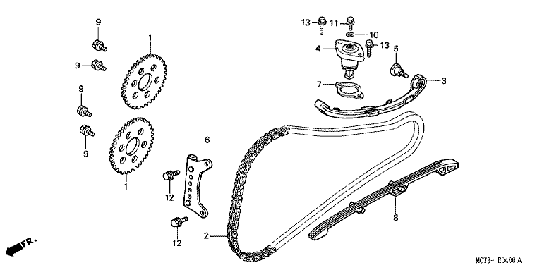 CAM CHAIN/TENSIONER