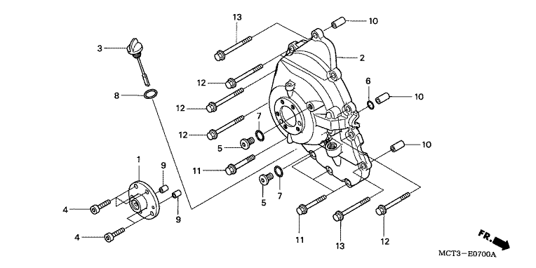 RIGHT CRANKCASE COVER