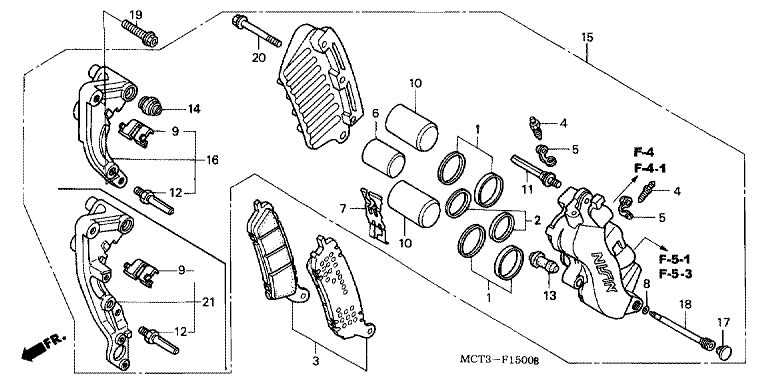 FRONT BRAKE CALIPER