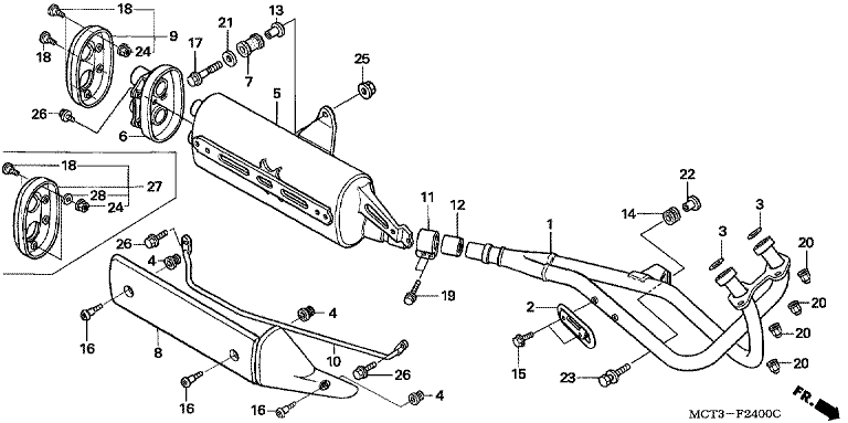 EXHAUST MUFFLER