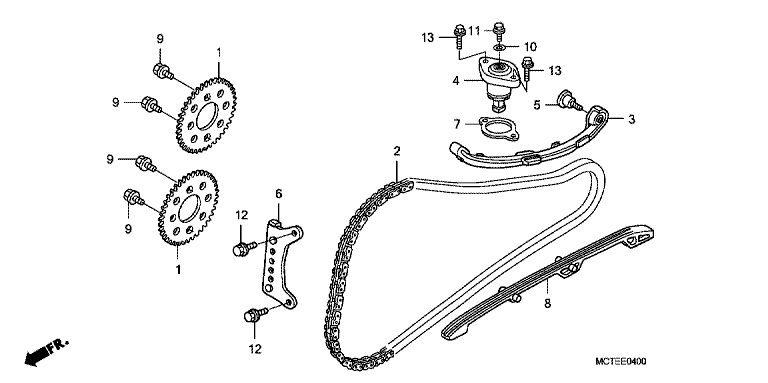 CAM CHAIN/TENSIONER