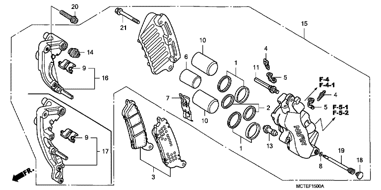 FRONT BRAKE CALIPER
