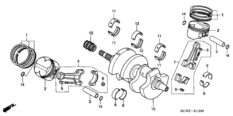 CRANKSHAFT/PISTON