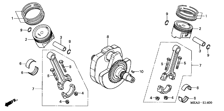 CRANKSHAFT/PISTON