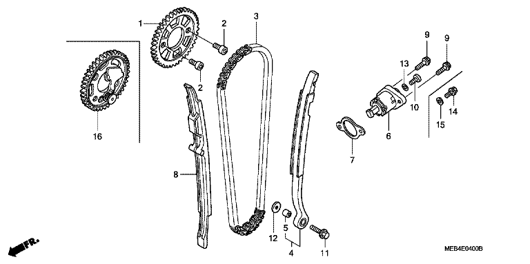 CAM CHAIN/TENSIONER