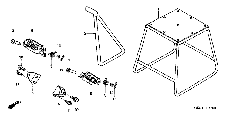 STAND/FOOTPEG/FOOTREST