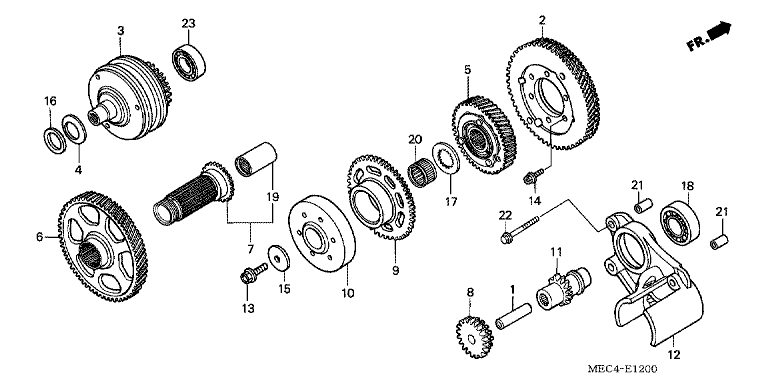 PRIMARY DRIVE GEAR