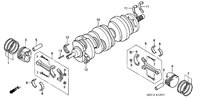 CRANKSHAFT/PISTON