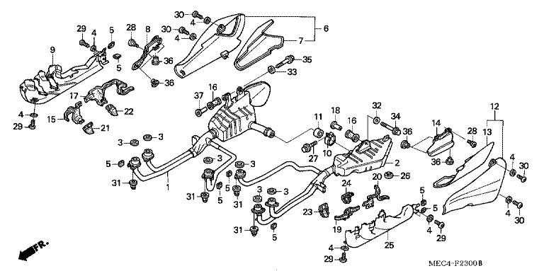 EXHAUST MUFFLER