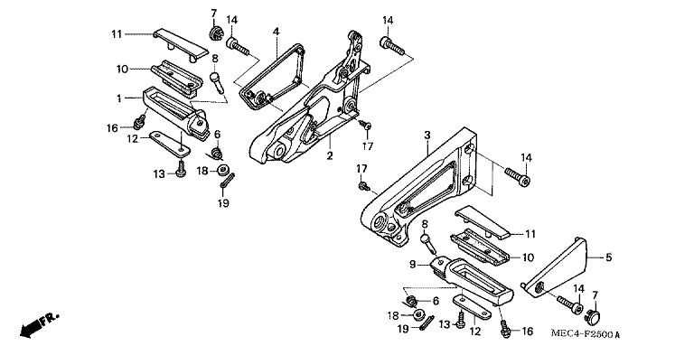 FOOTPEG/FOOTREST