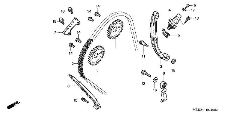 CAM CHAIN/TENSIONER