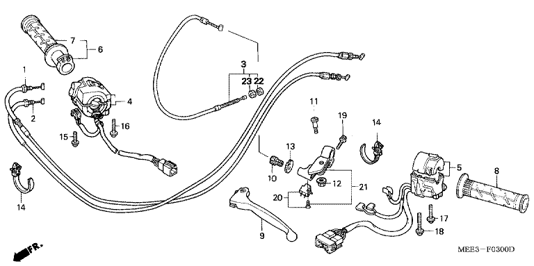 HANDLE LEVER/SWITCH/CABLE