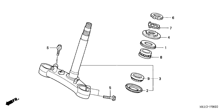 STEERING STEM (CBR600RR3/4)