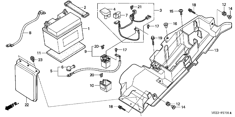 BATTERY (CBR600RR3/4)