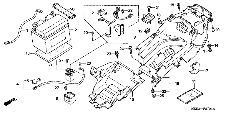BATTERY (CBR600RR5/6)