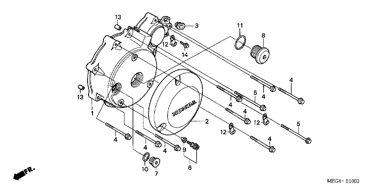 LEFT CRANKCASE COVER