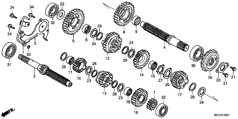TRANSMISSION (VT750S)
