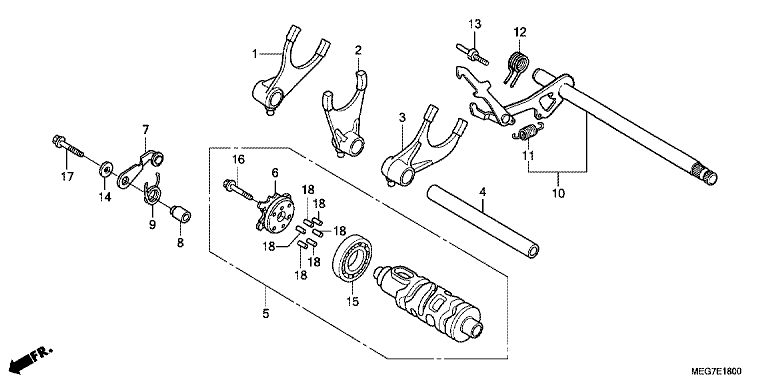 GEAR SHIFT DRUM