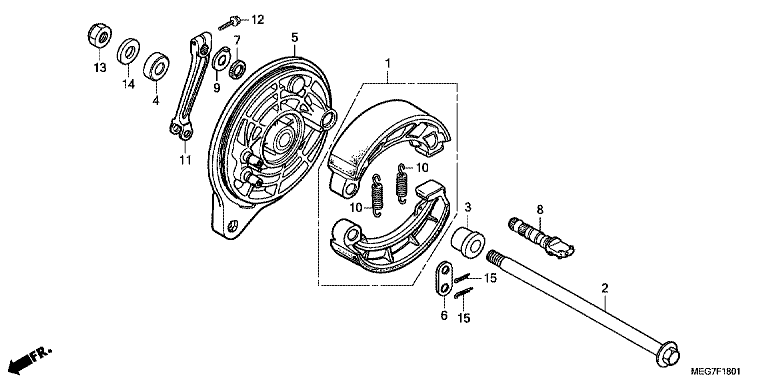 REAR BRAKE PANEL (VT750S)