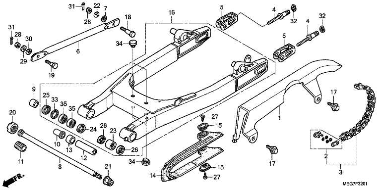 SWINGARM (VT750S)