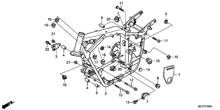 FRAME BODY (VT750S)
